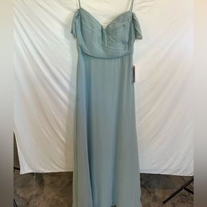 Birdy Grey Bridesmaid Spence Convertible Dress in Chiffon Sage Medium